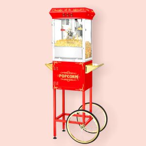 2.5 oz popcorn nostalgia machine with cart